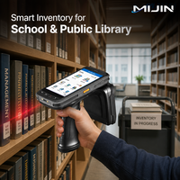 Dispositivo Inteligente de Inventario RFID Portátil para Bibliotecas, con Sistema Operativo Android y WiFi, para Control de Stock de Libros y Gestión de Inventario