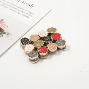 New Design Magnet Pins Magnetic Hijab Alloy Clover Hijab Pins Magnet Brooch Pins For Woman