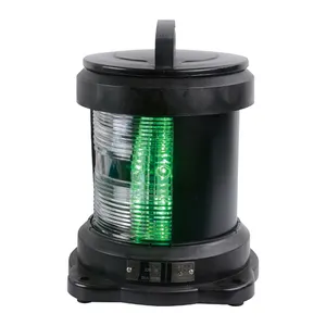 CXH-11PL CXH1-11PL IP56 LED Green Ac 100V-240V Dc 24V Single Deck Ship Light Marine Night Boat Navigation Signal Starboard Light