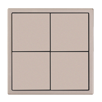 Interrupteur mural intelligent KNX 4 gangs 8 voies en métal moderne, idéal pour le contrôle des scènes de lumière et de rideaux dans les villas et appartements – Meilleures ventes