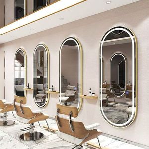 Miroir de coiffure mural simple face, tendance et populaire sur internet, pour salon de coiffure - Product Image 2
