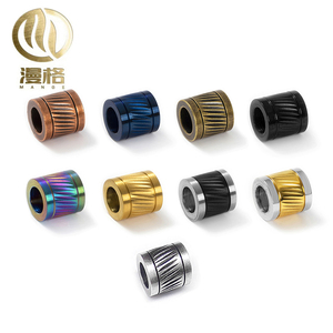 Stainless Steel Jewelry Fittings 6MM <strong>Large</strong> Hole Cylindrical <strong>Bead</strong> <strong>Bracelet</strong> <strong>Bead</strong> Fittings Leather <strong>Bracelet</strong> Separator <strong>Bead</strong> - Product Image 1