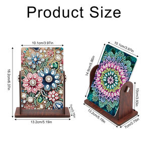 <span class=keywords><strong>Kit</strong></span> de <span class=keywords><strong>peinture</strong></span> diamant <span class=keywords><strong>Mandala</strong></span> avec miroir-Bricolage pour adultes - Product Image 3