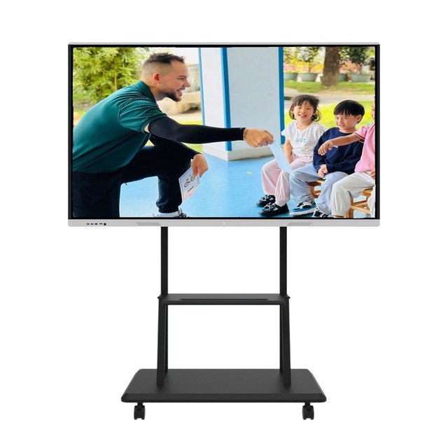 Ancenview Interactive Flat Panel 55-110 Inch 4K 120Hz Multi-Touch Screen 4mm Anti-Glare Glass Education Whiteboard