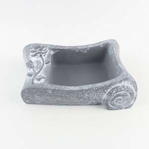 Jardinière de sol en forme de <span class=keywords><strong>livre</strong></span> de haute qualité pour bonsaï, pots de fleurs rustiques en béton décoratifs pour cimetière - Product Image 1