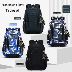 Nouveau Sac à Dos Scolaire 2025 Grande Capacité en Oxford Camouflage Léger pour Garçons Lycéens/Étudiants du Second Cycle du Secondaire en Nylon Respirant - Product Image 5