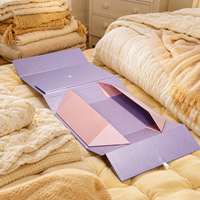 Boîte d'emballage textile pour la maison, personnalisée, extra-large, pliable, portable, écologique, imperméable, pour literie, couette, linge de lit, oreiller