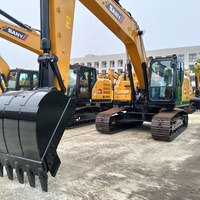 Excavatrice hydraulique sur chenilles SANY SY205C-S Stage IV de 20 tonnes avec moteur Mitsubishi et pompe hydraulique Hengli pour travaux miniers et terrassement