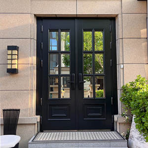 Portes en alliage <span class=keywords><strong>d</strong></span>'aluminium personnalisées, portes en acier, portes extérieures durables et résistantes aux ouragans pour les maisons - Product Image 4