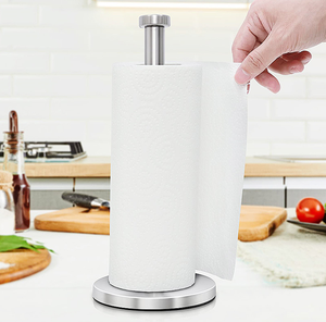 Portasciugamani in carta da <span class=keywords><strong>cucina</strong></span> in acciaio inossidabile moderno <span class=keywords><strong>Design</strong></span> argento per la casa Hotel comodo supporto tissutale - Product Image 6