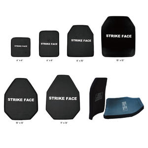 Segurança Proteção Engrenagem Tactical Insert Protective Strike Face Plate PE + Alumina Carbide Composto Placa Balística - Product Image 5