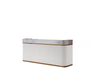 Comptoir de réception personnalisé, design moderne et luxueux, pour hôtel, hall, bureau, spa, caisse, salon de beauté