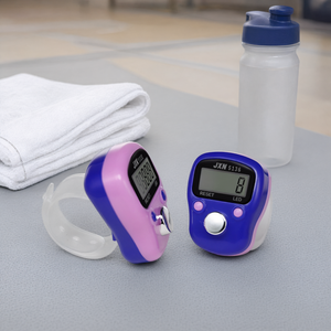 Compteur manuel LED lumineux en forme d'anneau pour doigt, en plastique, pour le comptage et la mesure du temps - Product Image 3