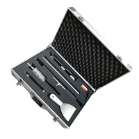 Kit de Muestreo de Suelo, Caja de Muestreo de Suelo de Acero Inoxidable, Muestreador de Suelo Portátil Multimodo, Alta Precisión, 1 Año de Garantía