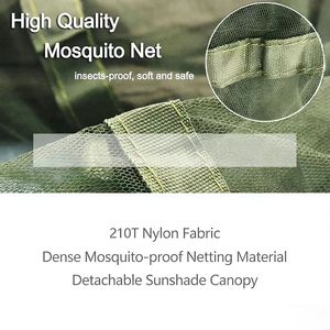 Nouvelle <span class=keywords><strong>hamac</strong></span> anti-moustiques et anti-UV 2026 pour 2 personnes, 3 <span class=keywords><strong>places</strong></span>, en nylon 210T, avec auvent amovible, portable et pliable, pour camping et voyage en extérieur - Product Image 3