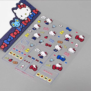 Autocollants mignons et plats pour ongles - Décalcomanies pour ongles à thème de personnages d'anime et de dessins animés pour la décoration de stylos et d'ongles, accessoires DIY <span class=keywords><strong>Kawaii</strong></span> pour ongles - Product Image 6