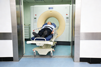 Vente flash : Chariot de transfert médical de luxe, chariot plat, clinique, hôpitaux, véhicules d'urgence pour le transfert des patients