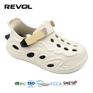 Claquettes de jardin pour hommes en EVA à bout rond - Antidérapantes, respirantes, légères, confortables, toutes saisons, sabots de jardin en EVA pour hommes - Product Image 1