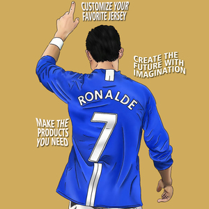 Maglia da Calcio Retro di <span class=keywords><strong>Ronaldo</strong></span> a Maniche Lunghe, Maglietta di Cristiano <span class=keywords><strong>Ronaldo</strong></span> 2008 Manchester United - Product Image 1