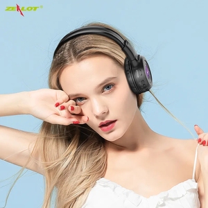 หูฟังบลูทูธแบบพับได้ Original Zealot B570 หูฟังครอบหู เสียงไฮไฟ สเตอริโอ เบสหนัก หน้าจอ LCD เล่นไฟล์ MP3 พร้อมไมโครโฟน - Product Image 3