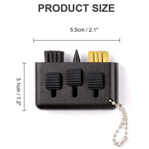 Brosse de nettoyage de golf 3-en-1 portable en nylon pour clubs, putters, wedges et balles – Meilleure vente - Product Image 5