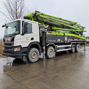 Camion pompe à béton diesel d'occasion 2021 62m Châssis auto-développé Chine Putzmeister Shanghai en vente - Product Image 1