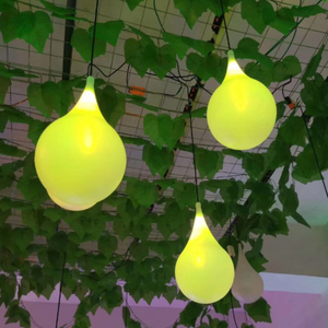 โคมไฟระย้าทรงน้ำเต้า LED โคมไฟแขวนรูปหัวใจเกล็ดหิมะหลากสี RGB โคมไฟแขวนตกแต่งบาร์ - Product Image 4