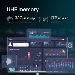 Star Studio X32, PC de Escritorio Todo en Uno para Negocios, Pantalla 4K UHD de 31.5 Pulgadas, Intel Core Ultra 7, 32GB DDR5, 1TB SSD, Windows 11 - Product Image 5