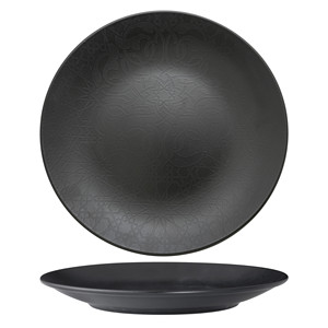 Plato de Cena Negro Mate Gural, Porcelana Nueva, 30 cm, Suministros para Hostelería, Vajilla al por Mayor - Product Image 1