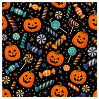 Tapis de jeu de Mahjong américain pré-imprimé, motif Maison hantée d'Halloween, Citrouille fantôme, Bordure violette