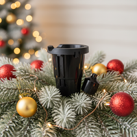Support de filtre de rechange en PP sans BPA avec aiguille de sortie compatible avec les cafetières Keurig KF-008, pièce pour machine à café à portion individuelle