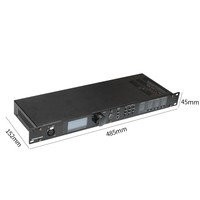 Système de gestion des enceintes DriveRack 2 entrées 6 sorties avec contrôle par application T-PA2, processeur audio professionnel pour équipement de sonorisation de scène