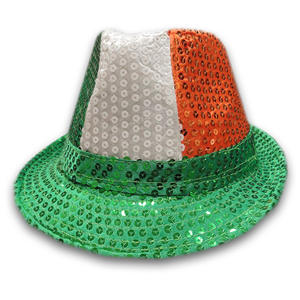 Sequin Irish Cowboy Fedora Chapeaux Chapeaux de fête de vacances Chapeaux de haute qualité Sequin Jazz Top Hats - Product Image 6