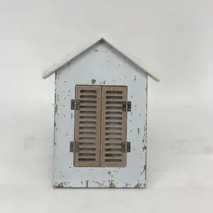 航海木制小房子标牌图片相框家居装饰