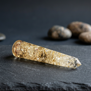 Clear Crystal Quartz Orgone Facetted Massage Wands Wholesale Crystal Crafts Reiki Minerals <b>Orgonite</b> Energetic Products for Sale - Product Image 3