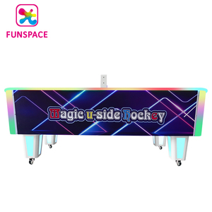 Funspace Machine à grue à monnayeur, <span class=keywords><strong>jeu</strong></span> <span class=keywords><strong>de</strong></span> hockey incurvé avec structure métallique, garantie 1 an pour utilisation en arcade - Product Image 3
