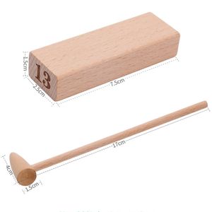 儿童益智玩具木制翻滚堆叠建筑塔游戏积木套装木制堆叠塔积木玩具 - Product Image 4