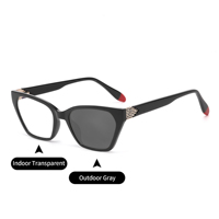 Nuevas Monturas de Gafas TR90 Ópticas con Bloqueo de Luz Azul, Lentes Fotocromáticas de Diseño