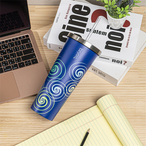 Wholesale BPA-Free Stainless Steel Water Tumbler with Straw Durable & Sustainable <b>Dishwash</b> Safe Drinkware - Product Image 4