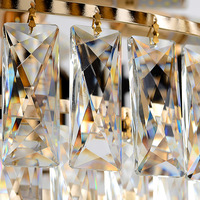 Lustre en cristal E14, luminaires en cristal, lampe suspendue LED, lustres en cristal, lampe de restaurant