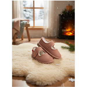 Chaussures confortables à enfiler pour enfants coréens OZKIZ, filles de 2 à 6 ans, chaudes, mode hiver, vente en gros - Product Image 3