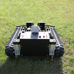 Livraison Gratuite Tondeuse Robotisée à Chenilles en Caoutchouc Agricole Tout-Terrain à <span class=keywords><strong>Essence</strong></span> 22HP CE EPA 800mm avec Télécommande - Product Image 3