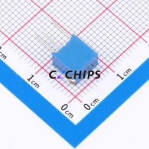 Resistencia Ajustable/Potenciómetro 3266X-100, Componente de Orificio Pasante (THT)-3P, Resistencia de 6.8x4.7mm, 10 Ohmios, 10%, 500mW, 250ppm ℃ - Product Image 2
