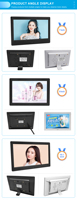 Cadre photo numérique publicitaire avec lecteur vidéo et images LCD, personnalisable avec logo d'usine, 7, 8, 10, 10,1 pouces, USB, carte SD
