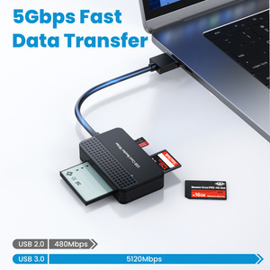 Lecteur de carte USB Type C USB 3.0, lecteur de cartes multiples SD TF, transfert de données à grande vitesse - Product Image 4