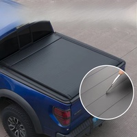 Couverture de benne de camion électrique rétractable en alliage d'aluminium de type rigide pour Isuzu D-Max 2013-2017 avec benne de 5 pieds et installation sans perçage