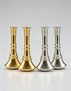 Custom 3D Lieutenant One Vertical Bugle Cross Shape Metal Badge Gold/Nickel Plated Zinc Alloy Lapel Pin for Souvenir & Uniform - Product Image 5