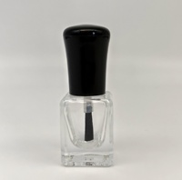 Vernis à ongles UV gel de haute qualité en flacon en verre plat avec bouchon à vis, pinceau, marquage à chaud et sérigraphie, 6 ml, échantillon gratuit