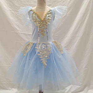 Gonna <span class=keywords><strong>da</strong></span> Balletto per Bambine in Tessuto di Nylon Tutù e Gonne Abbigliamento <span class=keywords><strong>da</strong></span> Danza per Spettacoli - Product Image 6