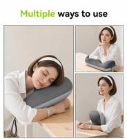 Coussin de dossier ergonomique en mousse à mémoire de forme portable OEM ODM pour lit, coussin lombaire pour la sieste, soulagement de la douleur, chaise de bureau